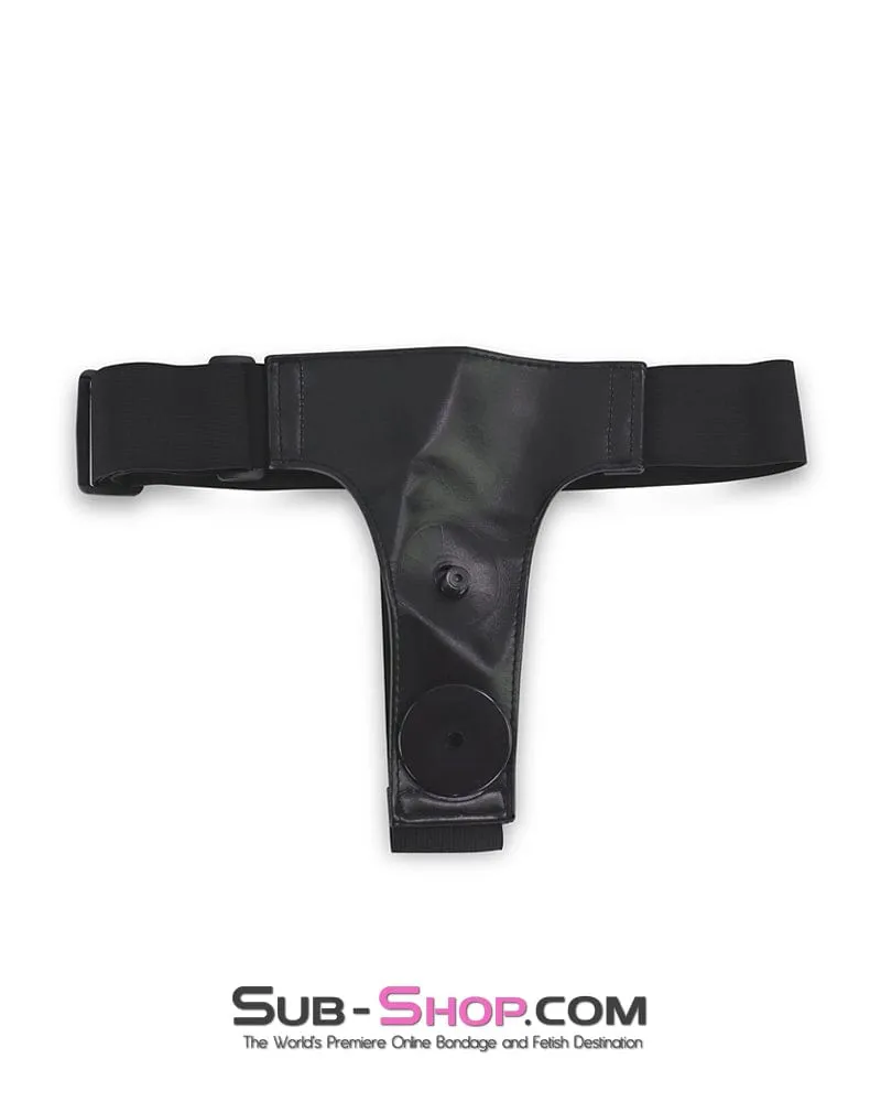 1734DL      Double Strap-On Set with Two Smooth Silicone Dildos