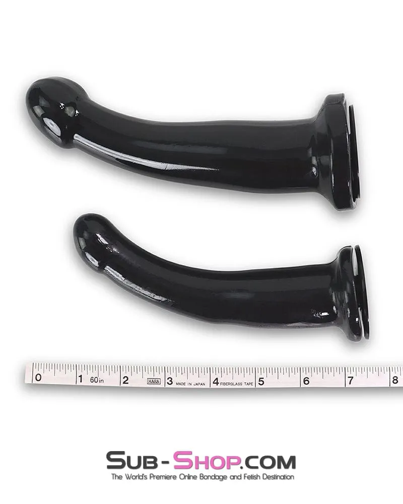 1734DL      Double Strap-On Set with Two Smooth Silicone Dildos