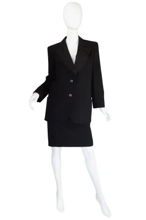 1970s Yves Saint Laurent "Le Smoking" Tuxedo Suit