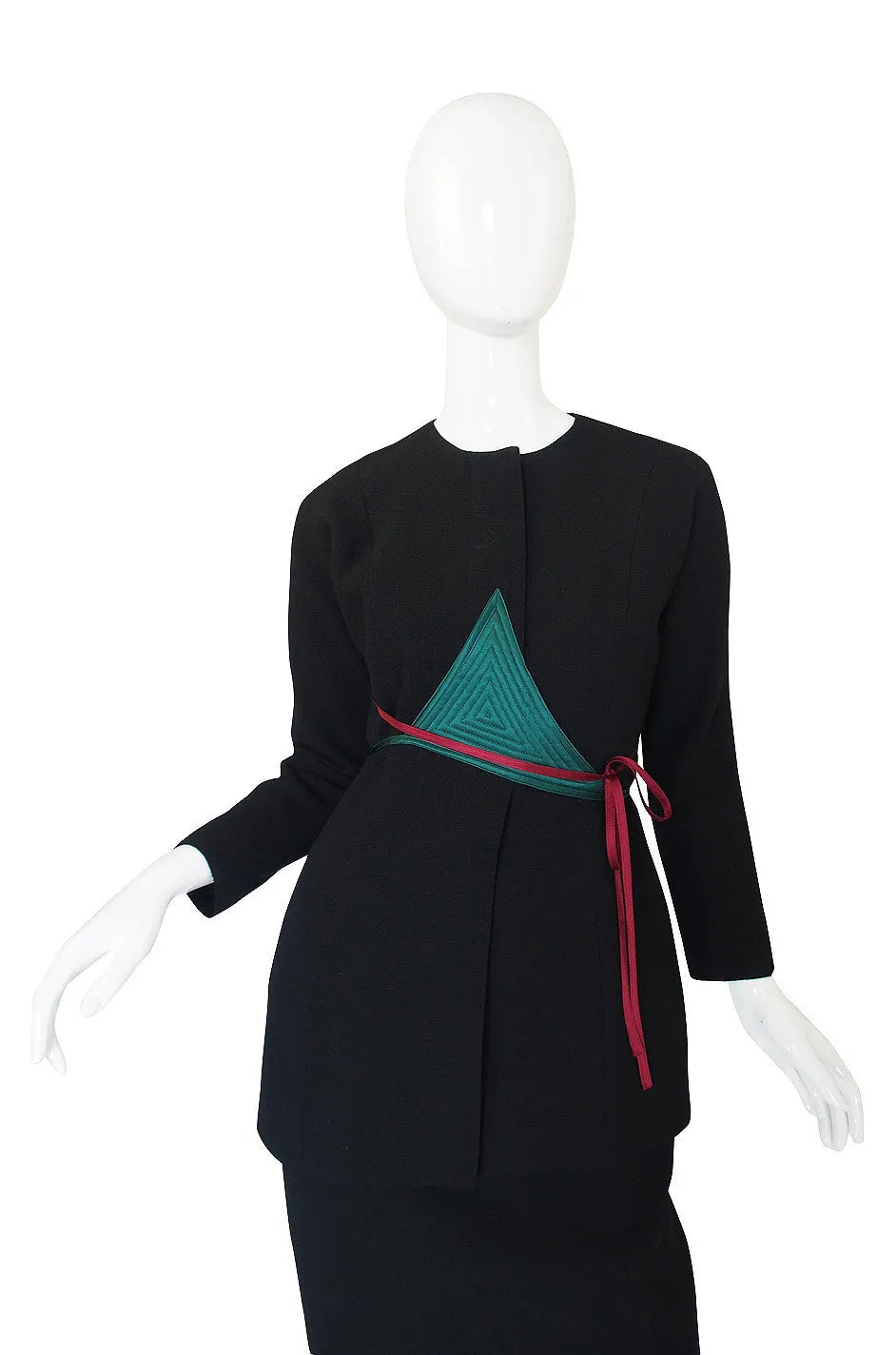 1990s Geoffrey Beene Suit with Applique