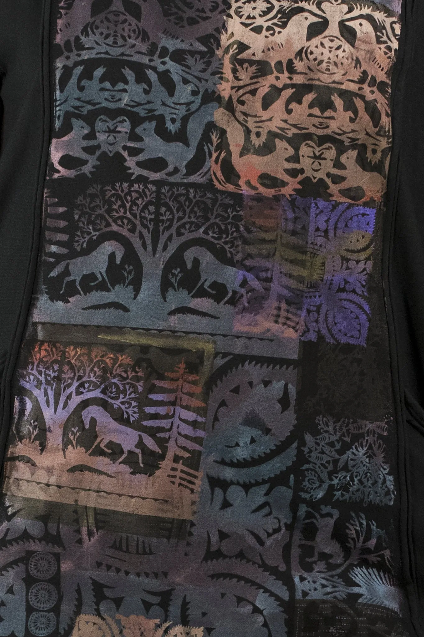 2298 Vector Black -Animal Garden