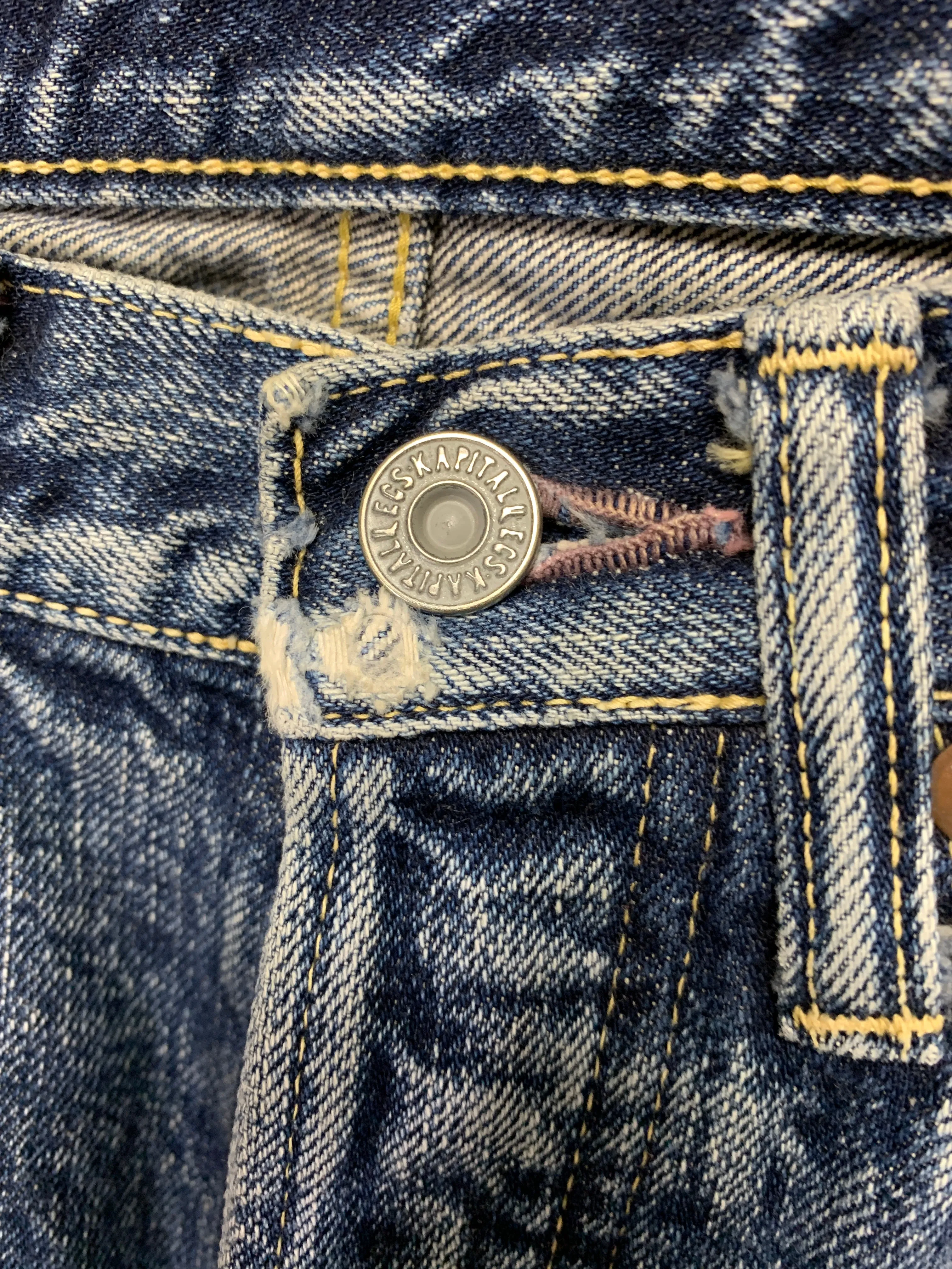 [29] Kapital Kiro Hirata Okayama Distressed Denim Jeans