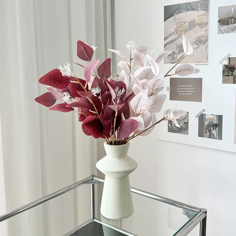 3 Fork Eucalyptus Artificial Leaves