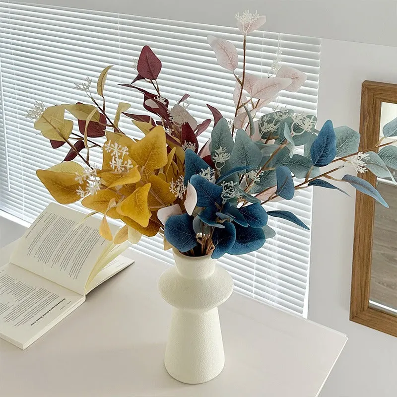 3 Fork Eucalyptus Artificial Leaves