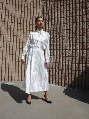 80s Pleated Skirt Set