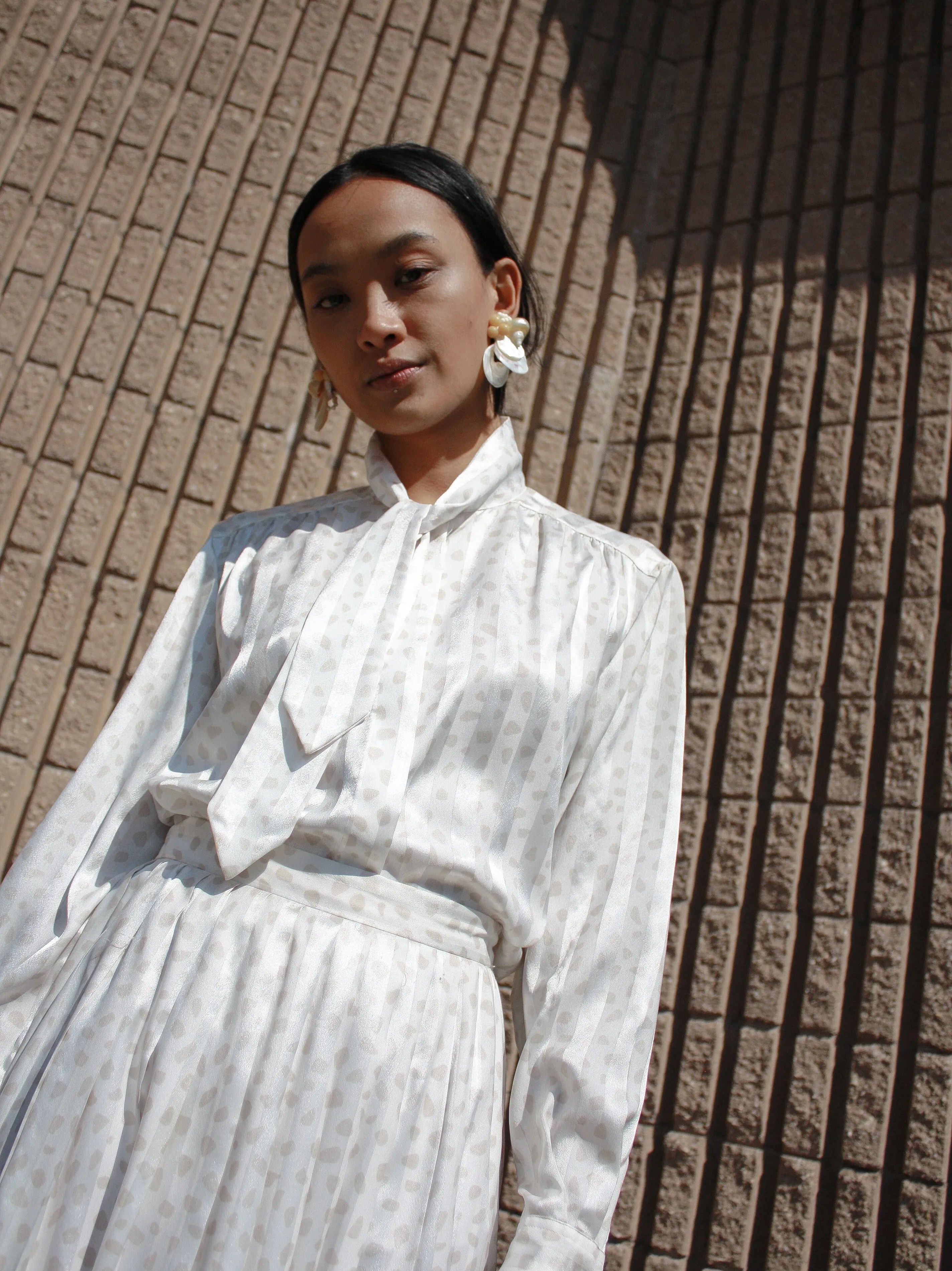 80s Pleated Skirt Set