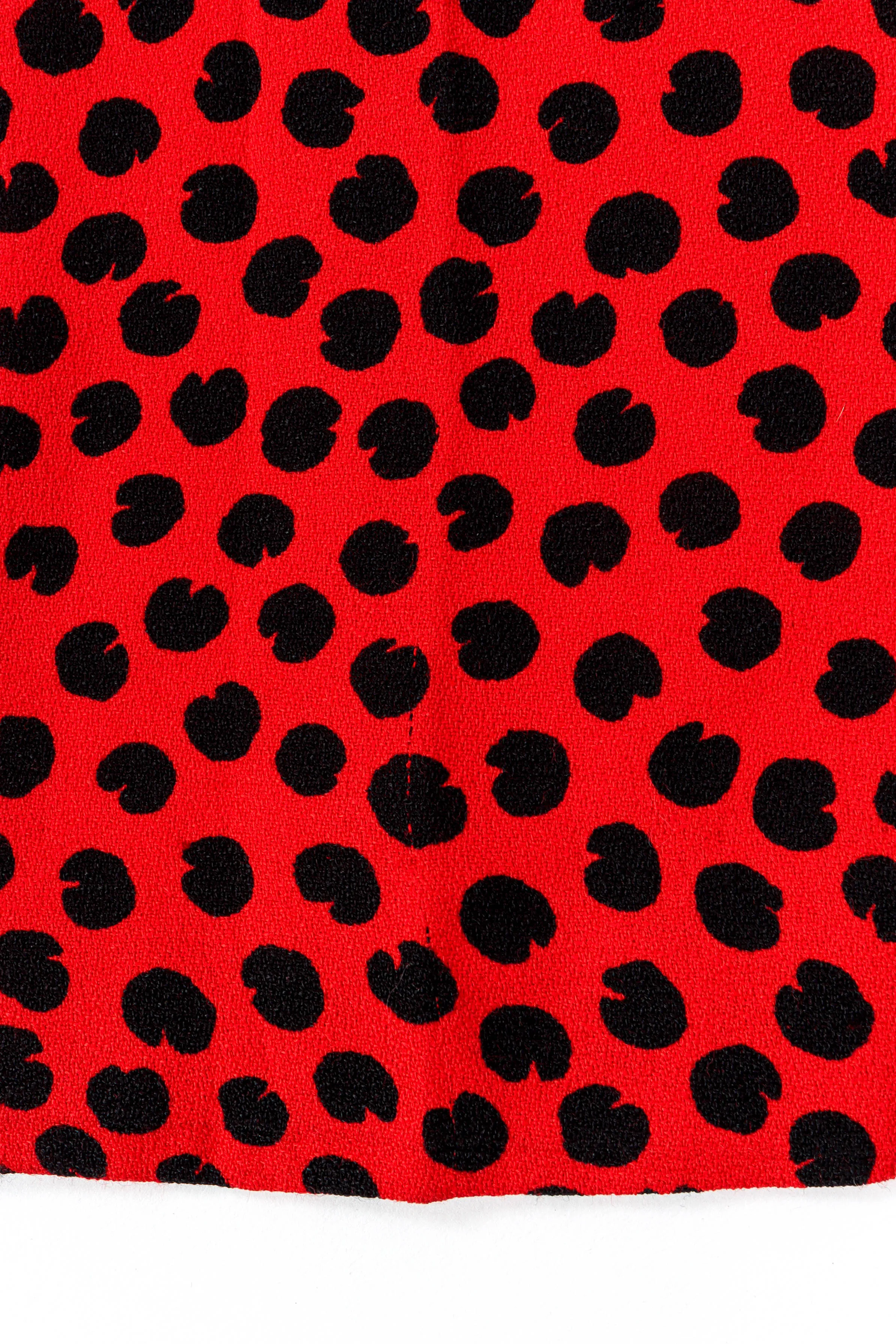 Abstract Dot Print Dress