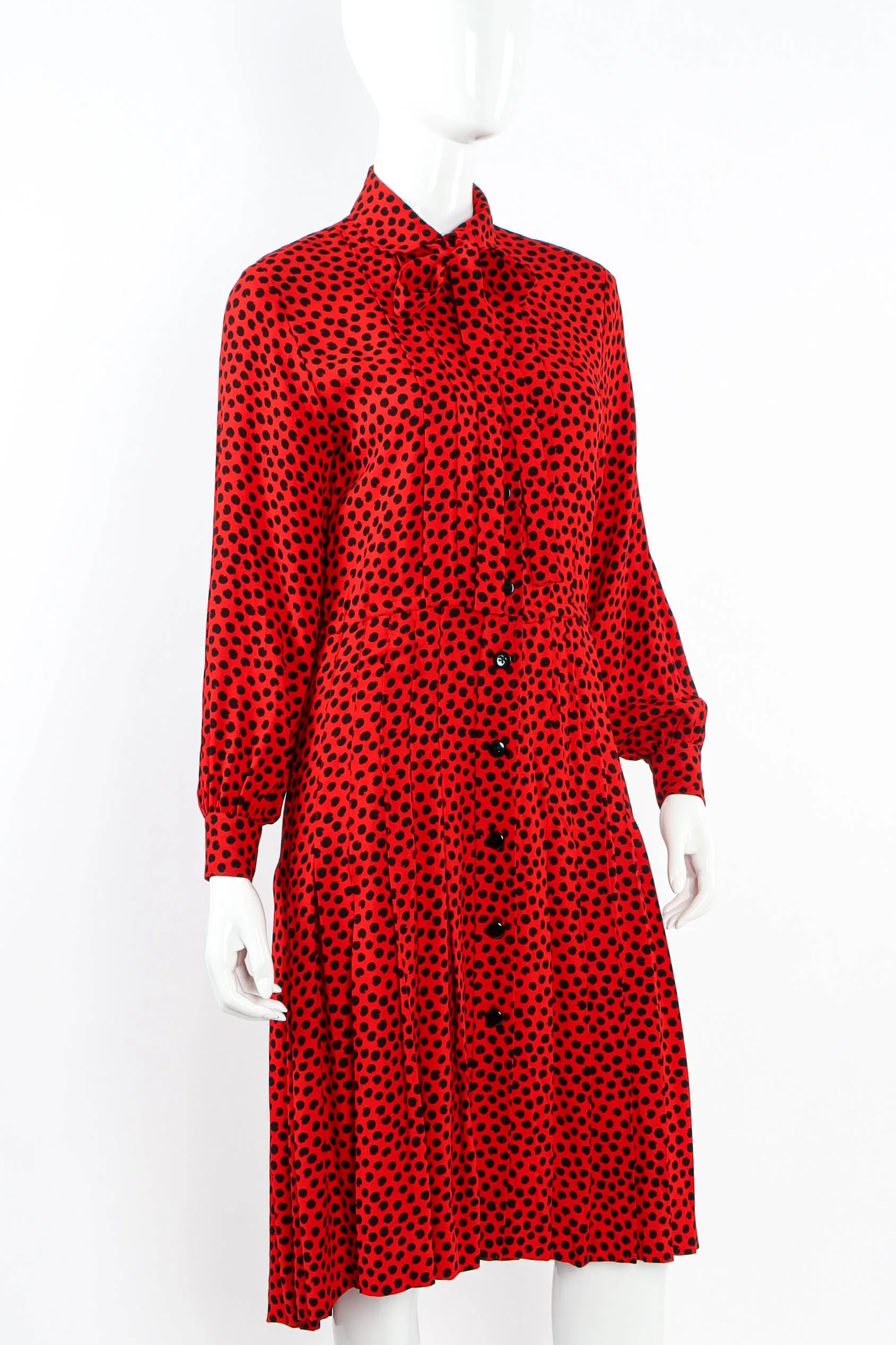 Abstract Dot Print Dress