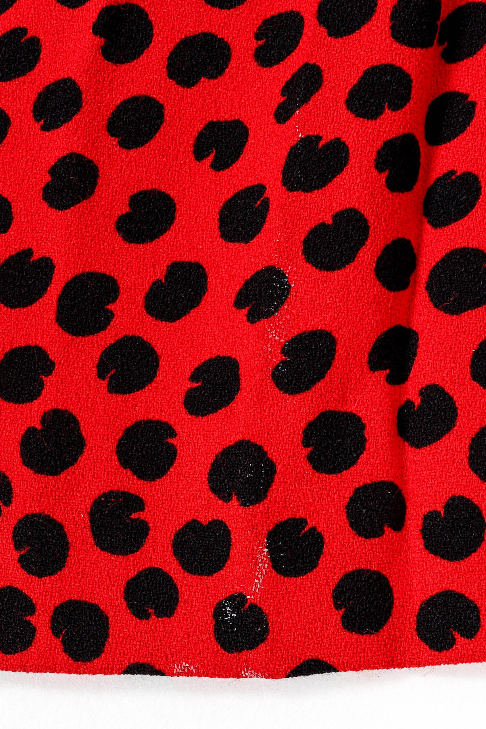Abstract Dot Print Dress