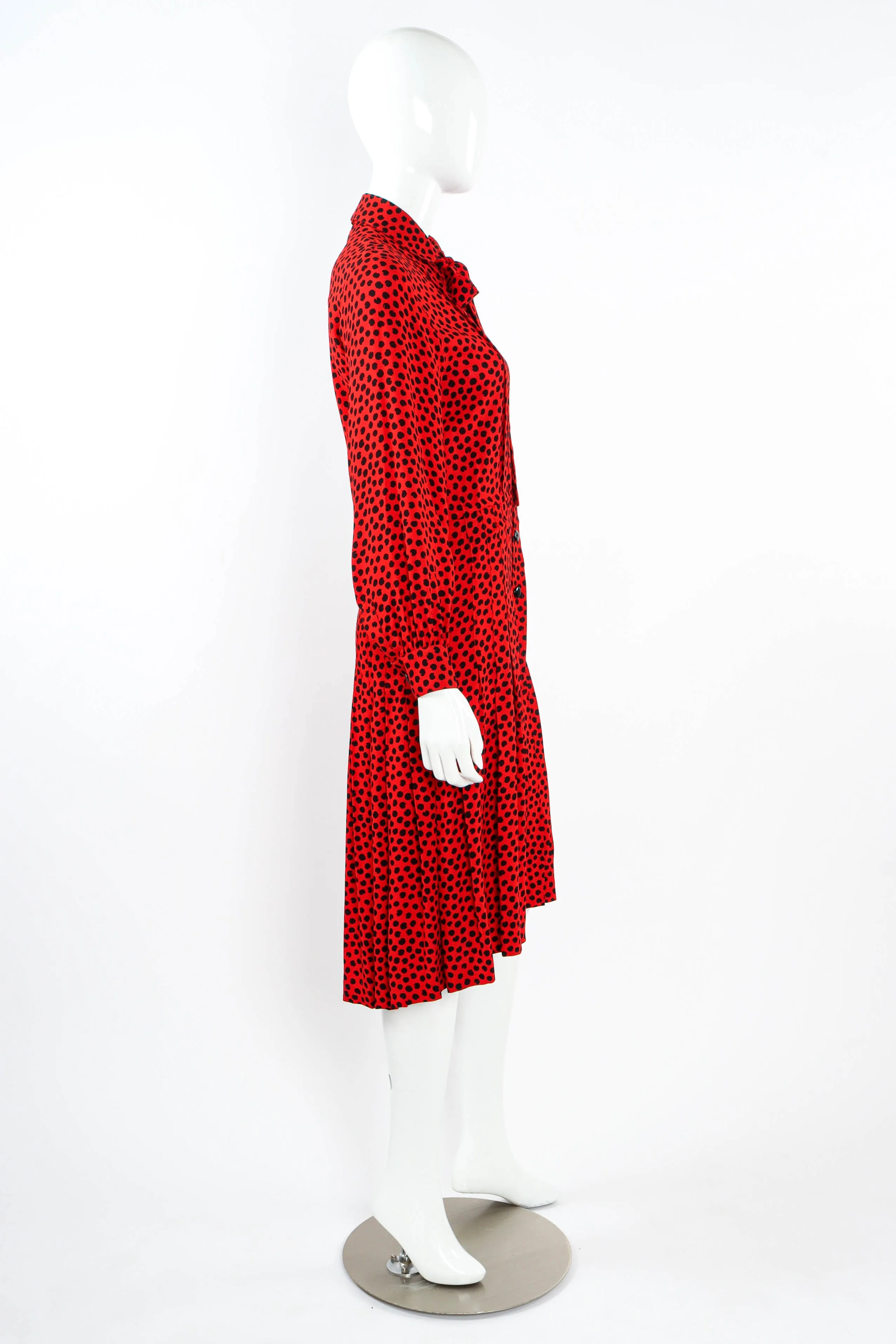 Abstract Dot Print Dress