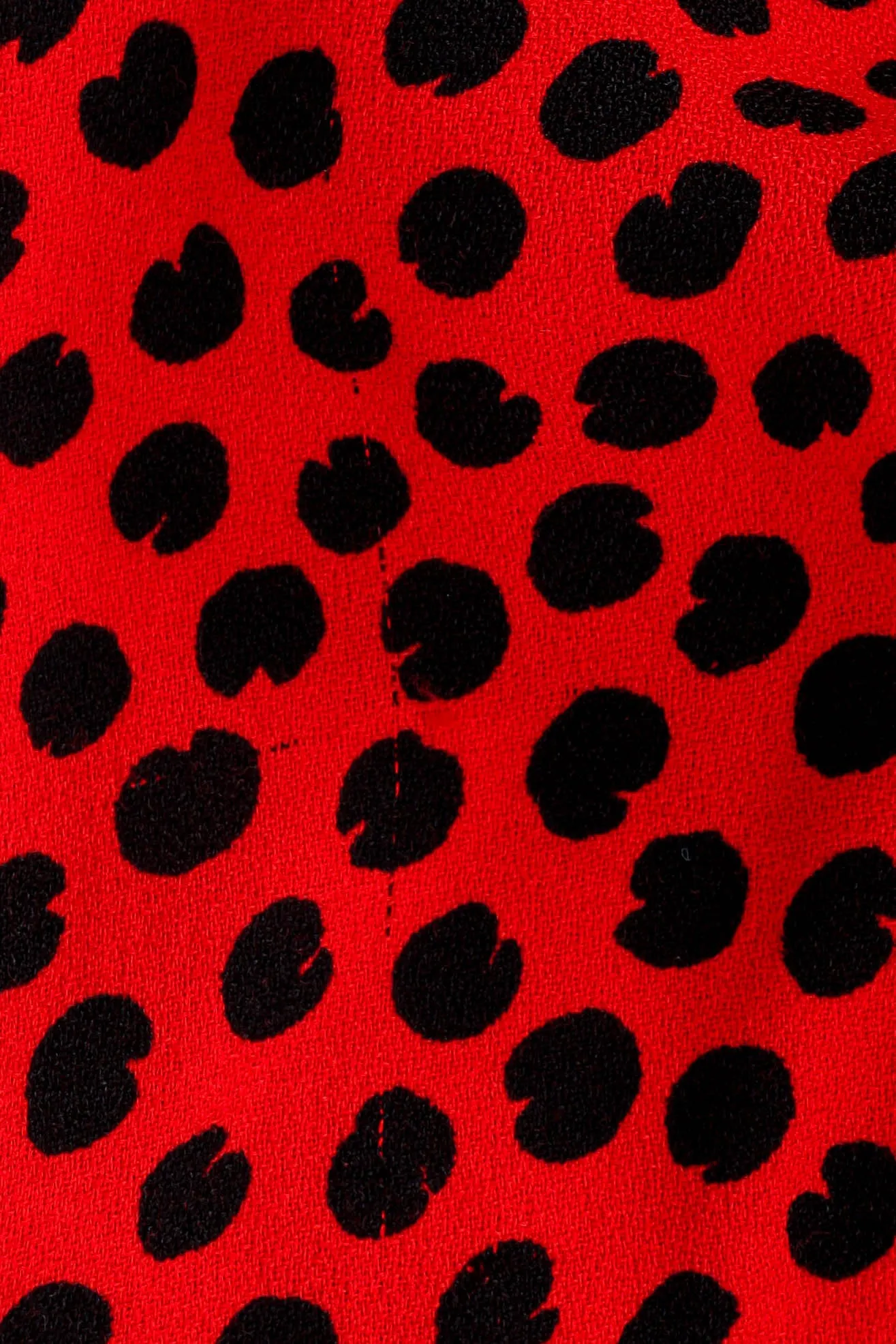 Abstract Dot Print Dress