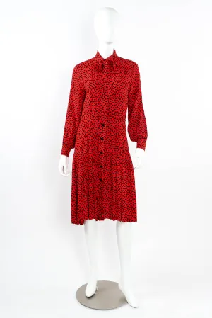 Abstract Dot Print Dress