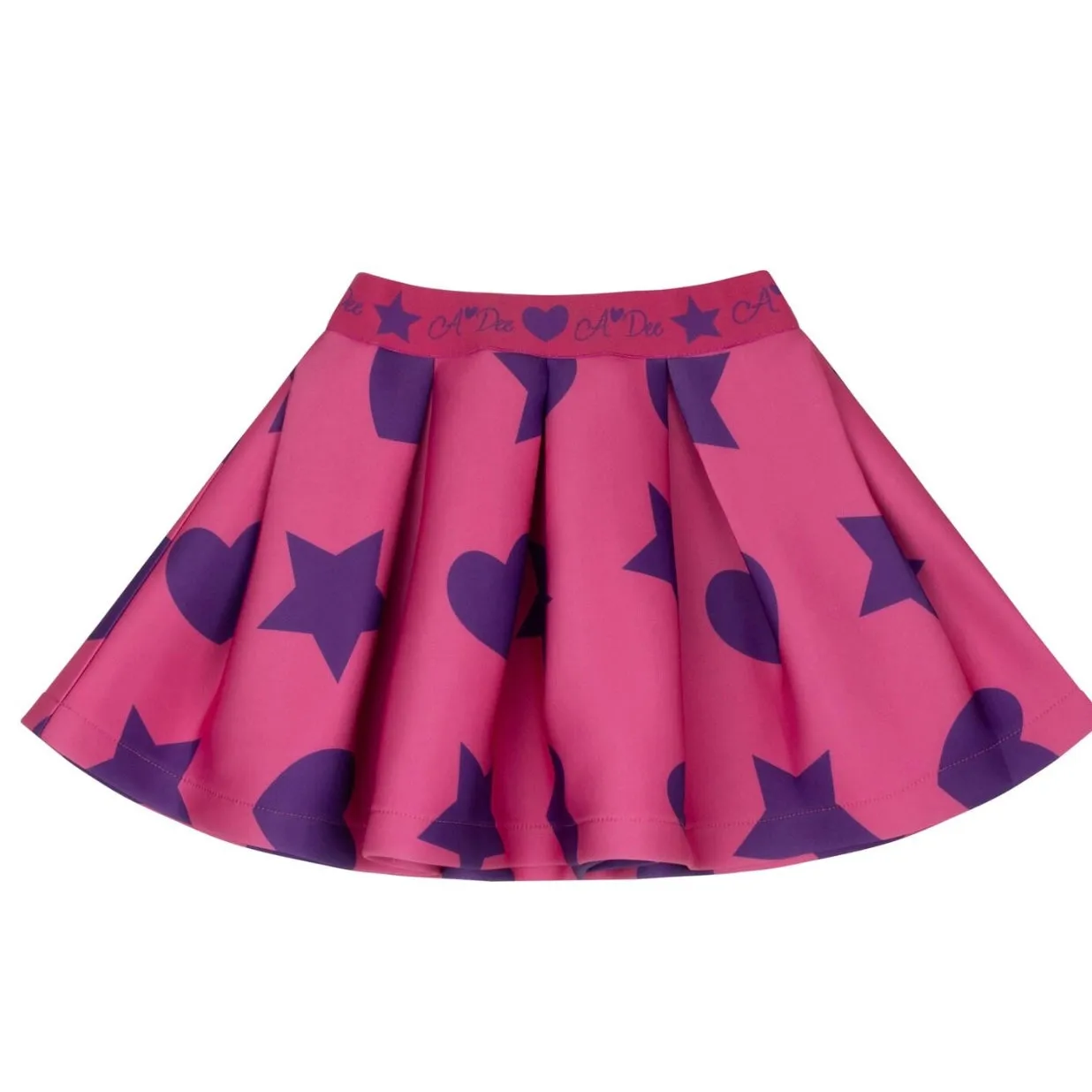 ADee TAYLOR Purple Hearts And Stars Skirt Set W244520