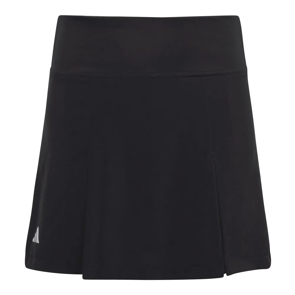 adidas Girl's Club Pleated Skirt (Black)