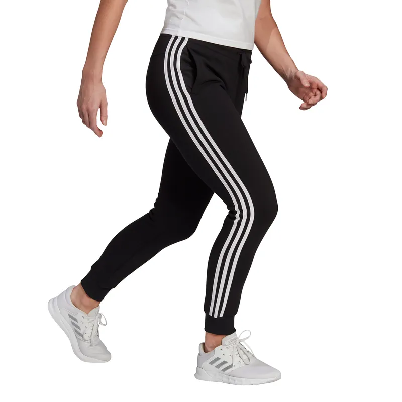 Adidas Womens Essentials Fleece 3-Stripes Pants