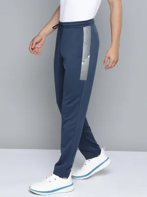 Alcis Men Navy Blue Solid Track Pants