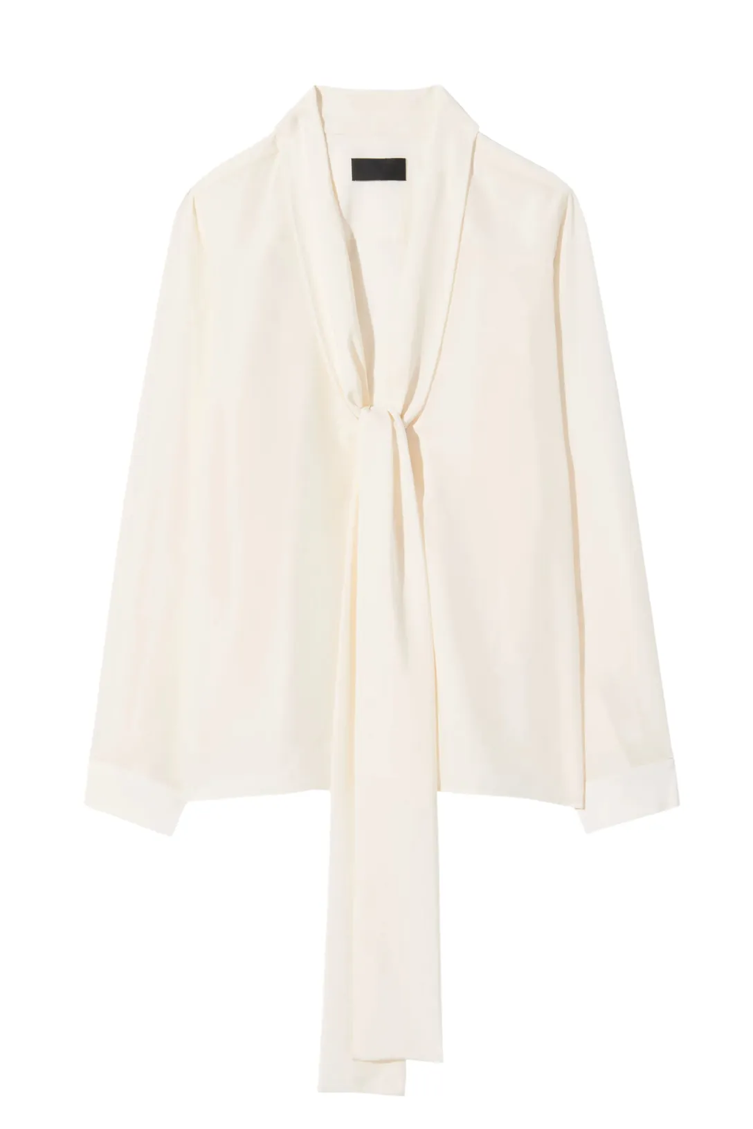 Angelique Tie Neck Blouse | Ivory