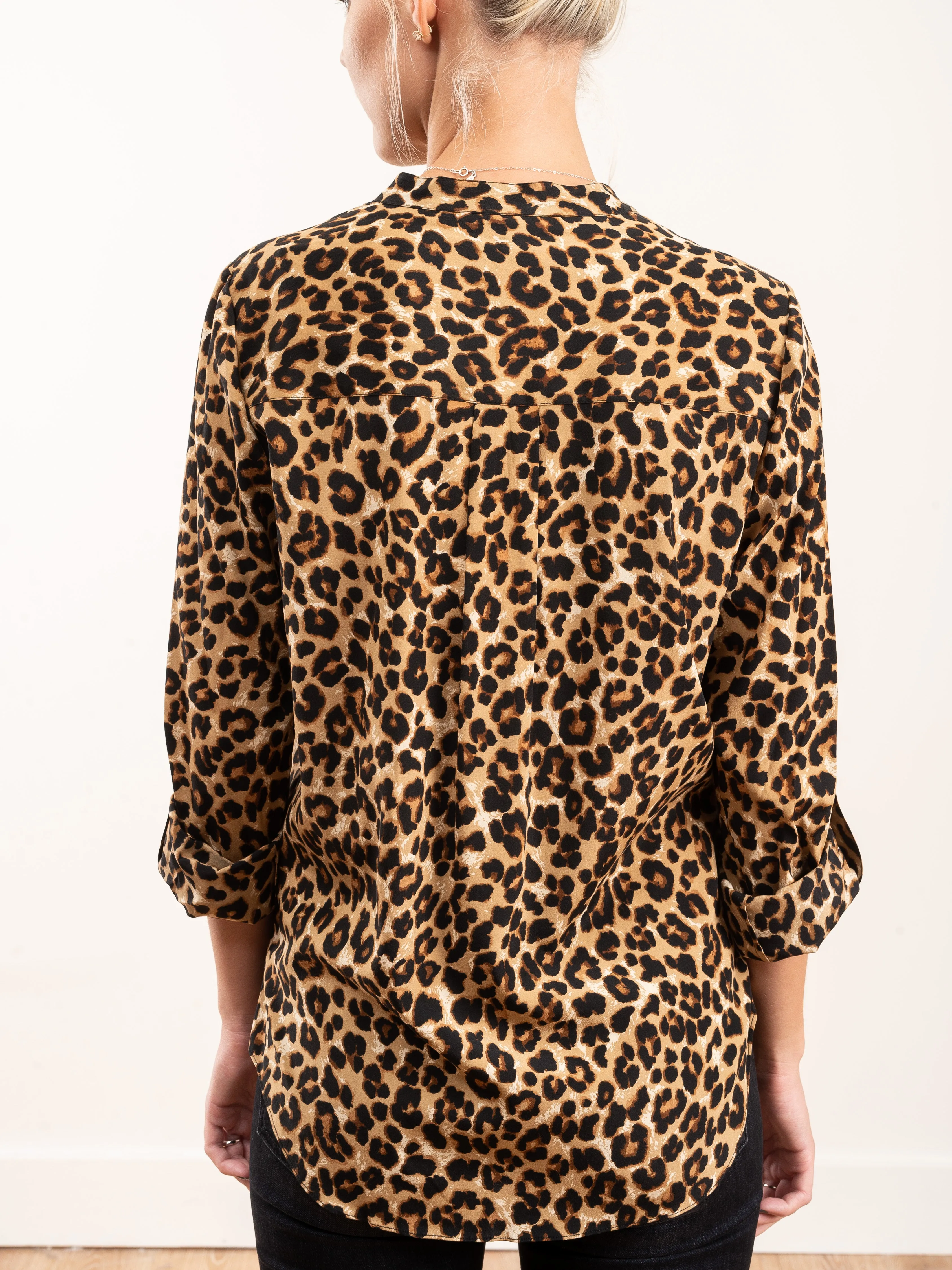 ann top - leopard