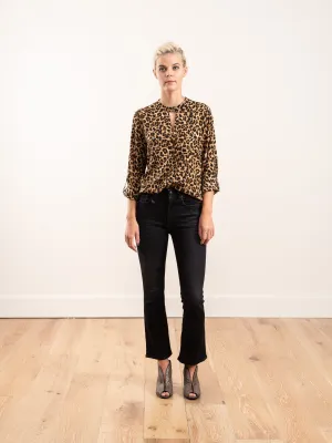 ann top - leopard