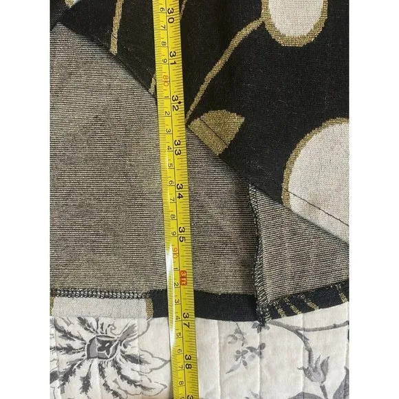 Anthropologie Maeve Craspedia Two Piece Skirt Peplum Wrap Top Blouse Size Medium
