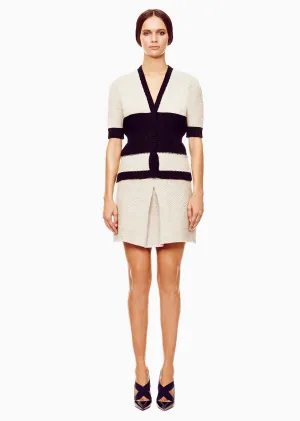 Antoinette - Knitted Pleat Front Skirt
