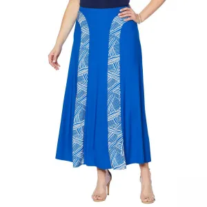 Antthony Petite Plus Smooth Sports Contrast Panel A-Line Skirt