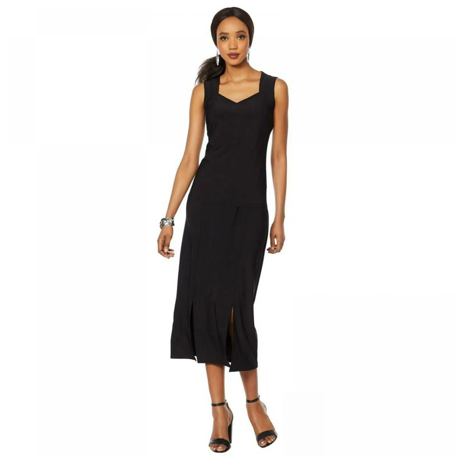 Antthony Women's Petite Modern Moda 3 Piece Jacket Tank And Skirt Set