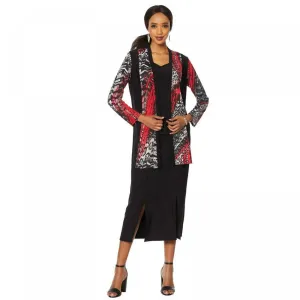 Antthony Women's Petite Modern Moda 3 Piece Jacket Tank And Skirt Set