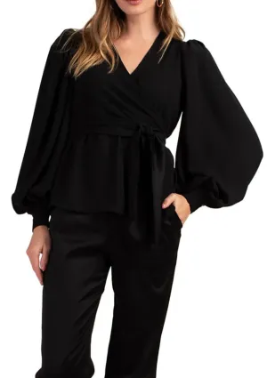 Aquatic Top in Black