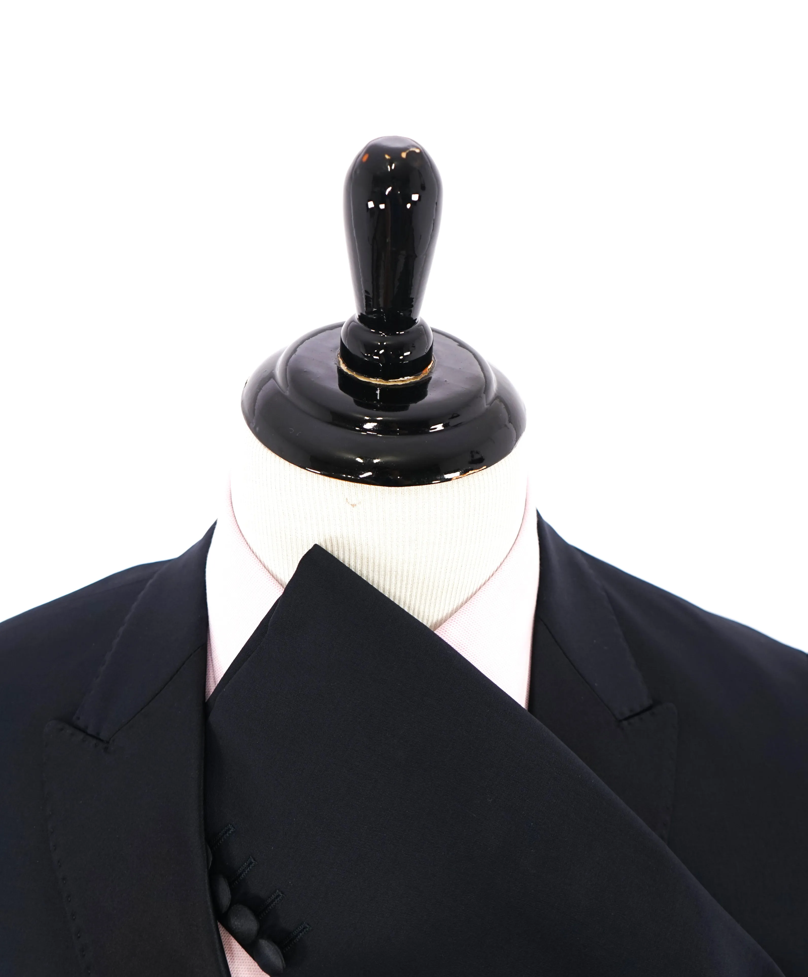 ARMANI COLLEZIONI - "M Line" Blue Slim 1-Button Tuxedo Peak Lapels - 40R