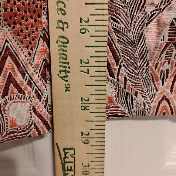 ASHRO 2 PC Plus Tribal Safari Print Dressy Work Church  Skirt Suit Brown Sz 16