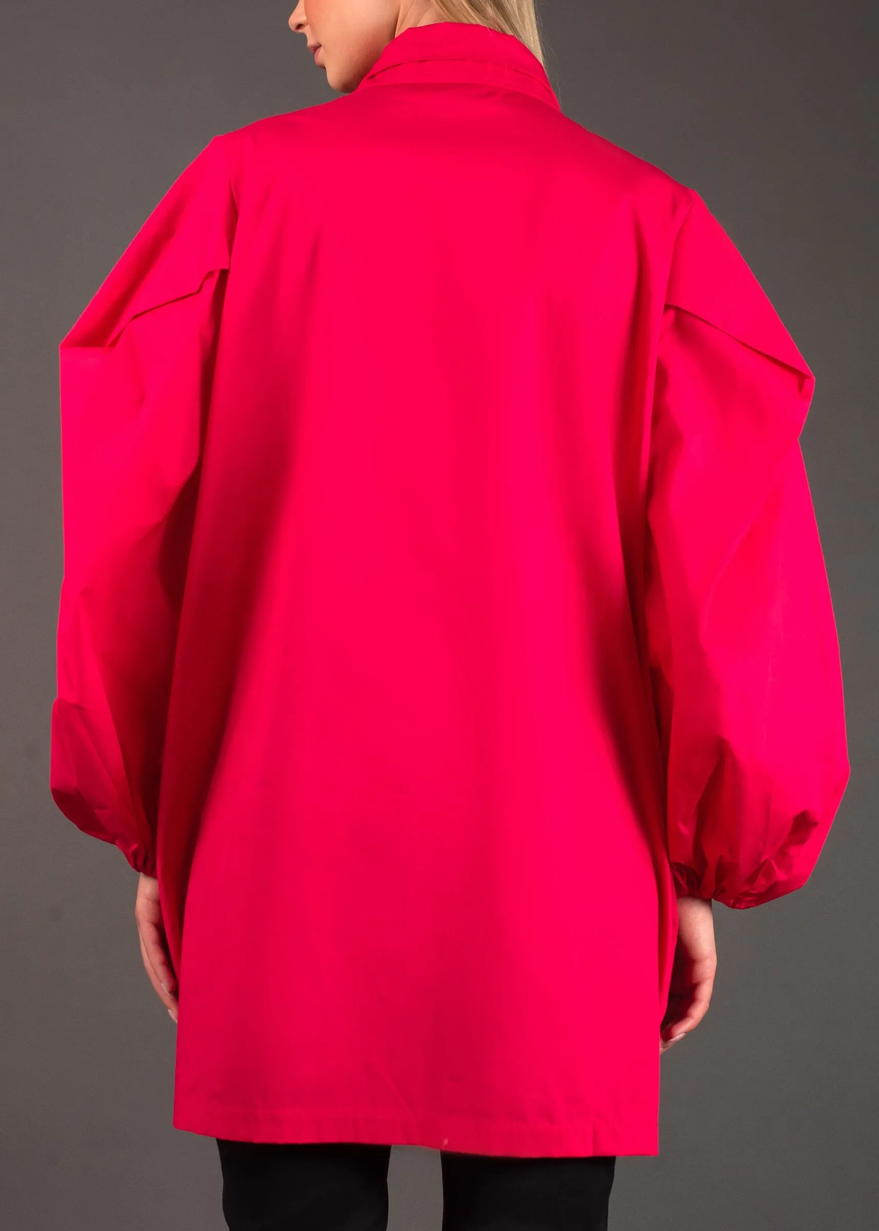 Babydoll Neck Tie Blouse