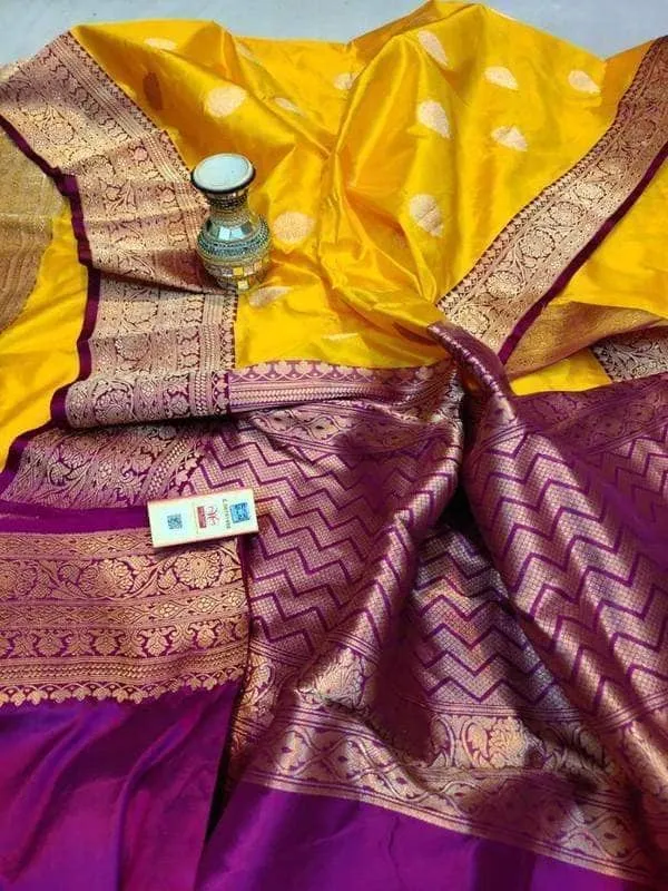 Banarasi Handloom Katan Silk Lehenga