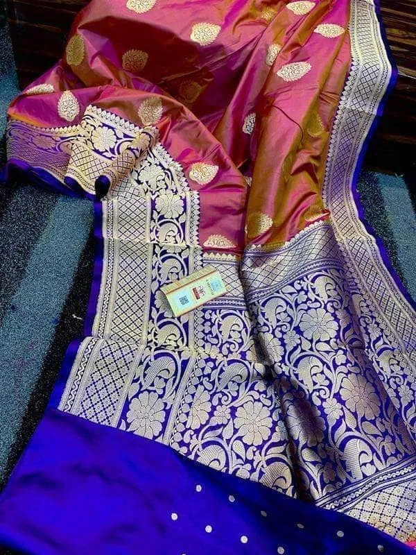 Banarasi Handloom Katan Silk Lehenga
