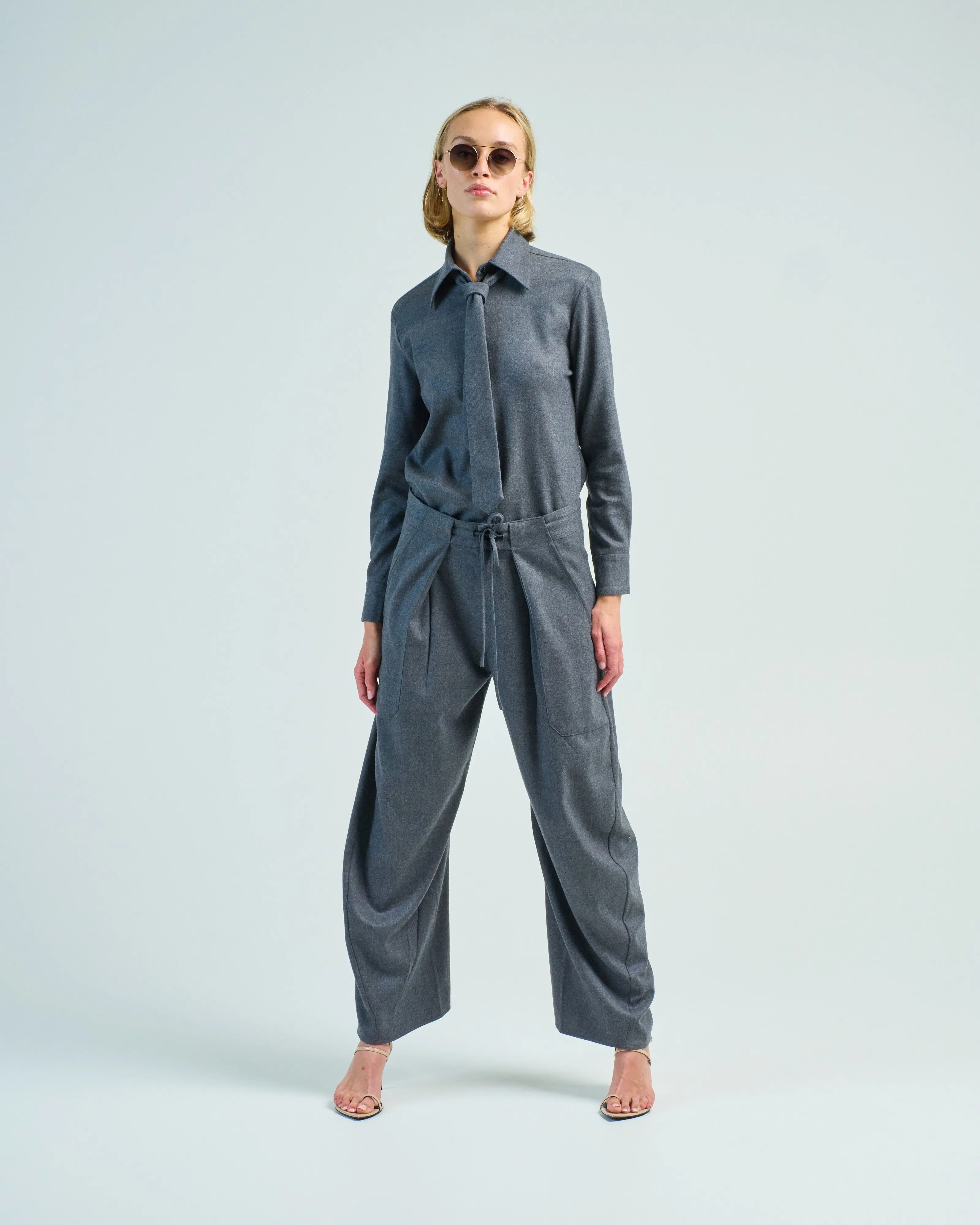 billie tie blouse