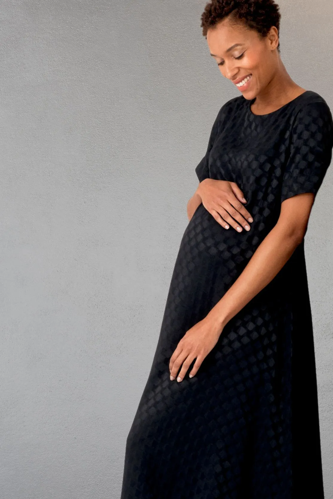 Black Trapeze Dress