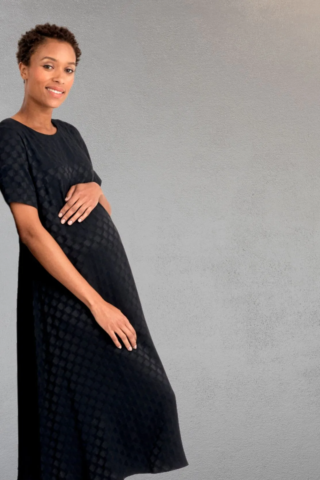 Black Trapeze Dress
