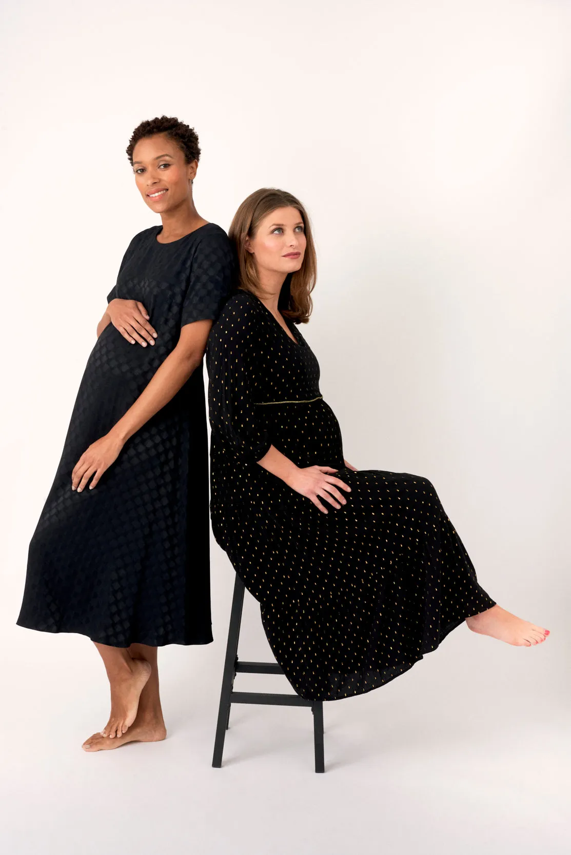 Black Trapeze Dress