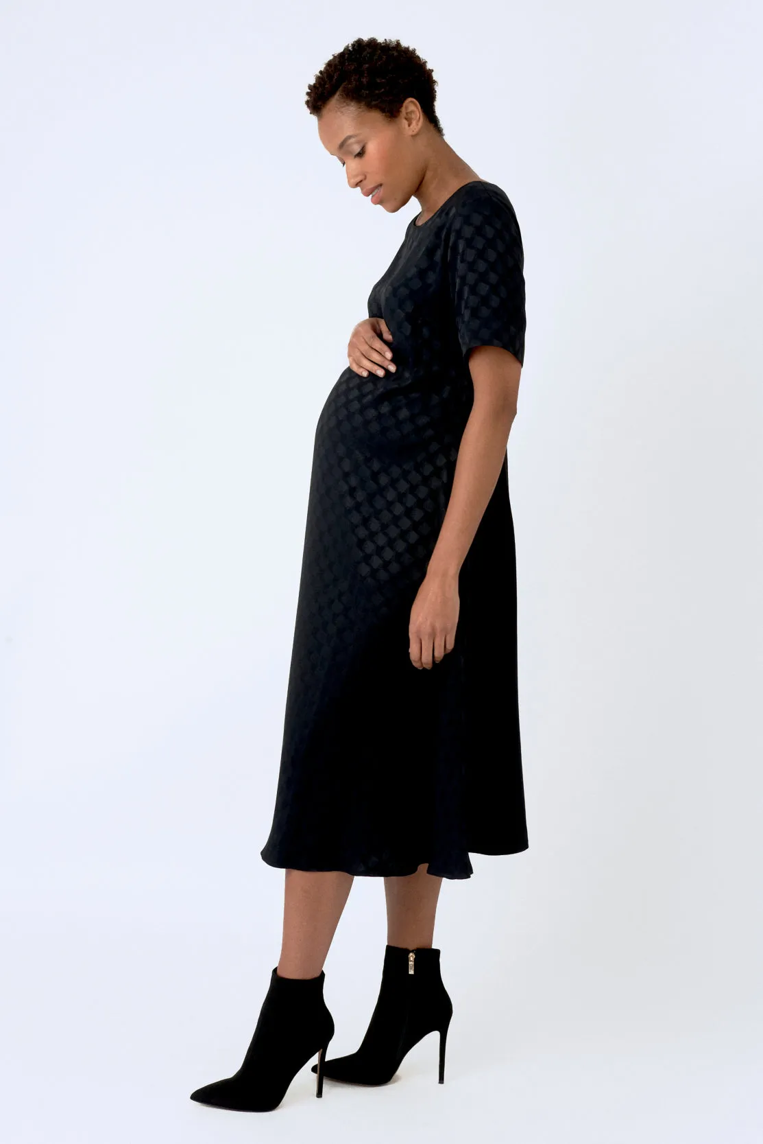 Black Trapeze Dress