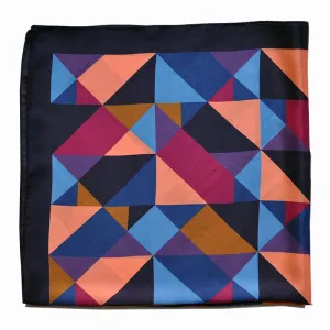 Bordeaux Triangle Silk Scarf
