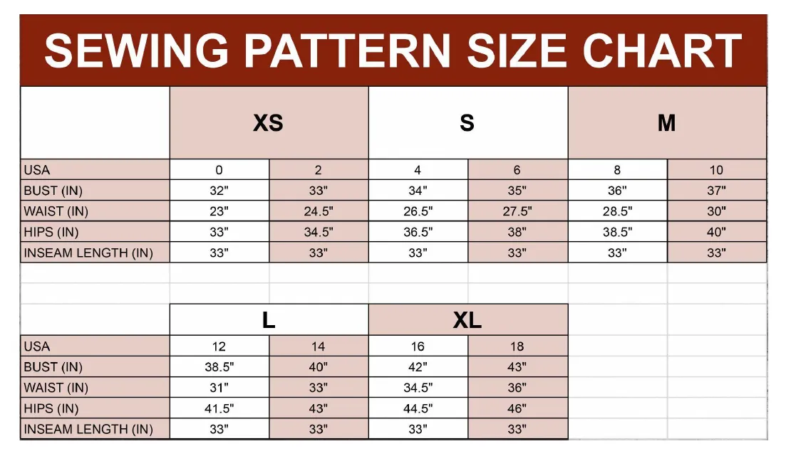 Box Pleat Skirt Sewing Pattern