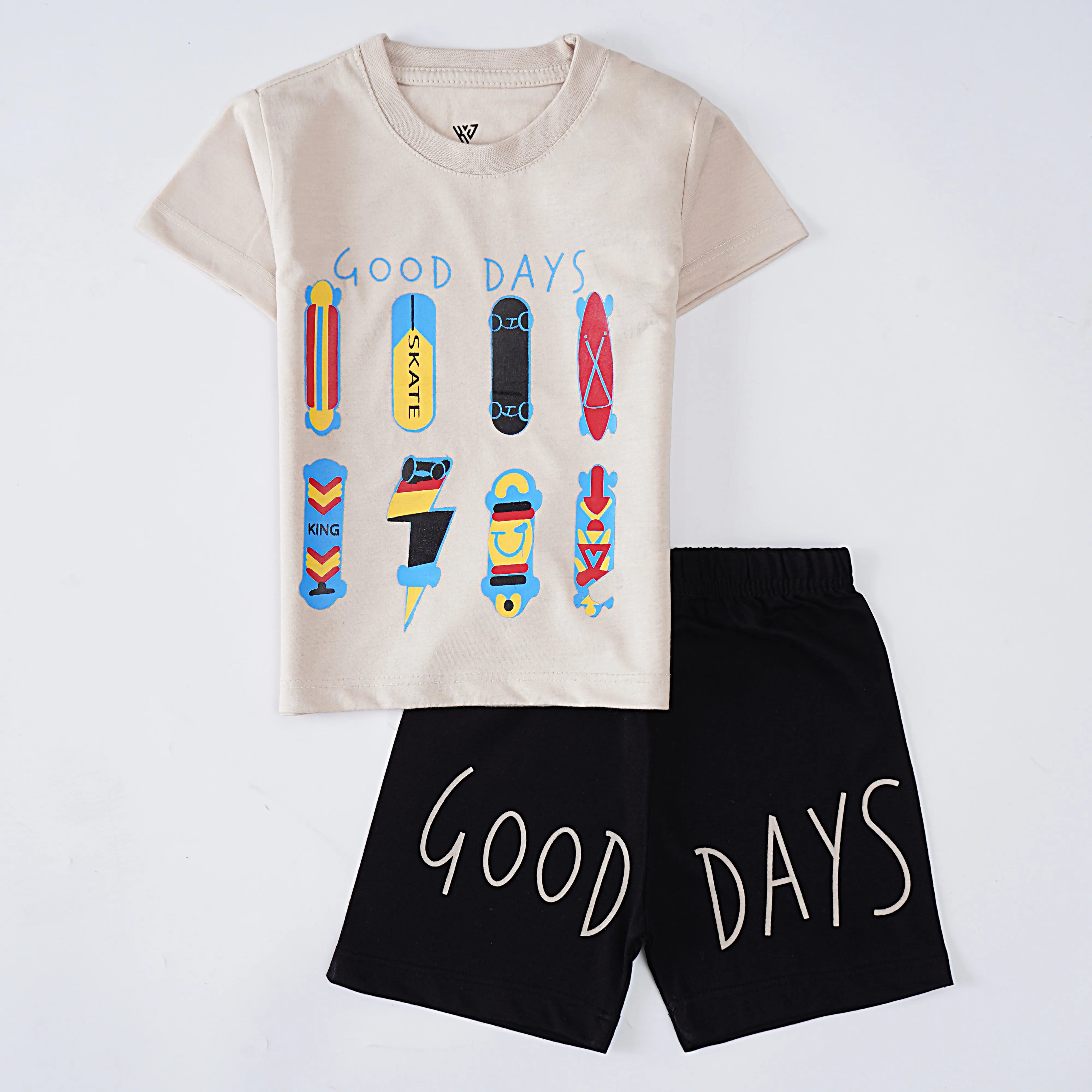 Boys Half Sleeves 2 Piece Suit (good days)
