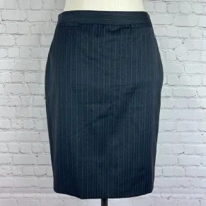 Brooks Brothers Wool Pinstripe Pencil Skirt Size 10
