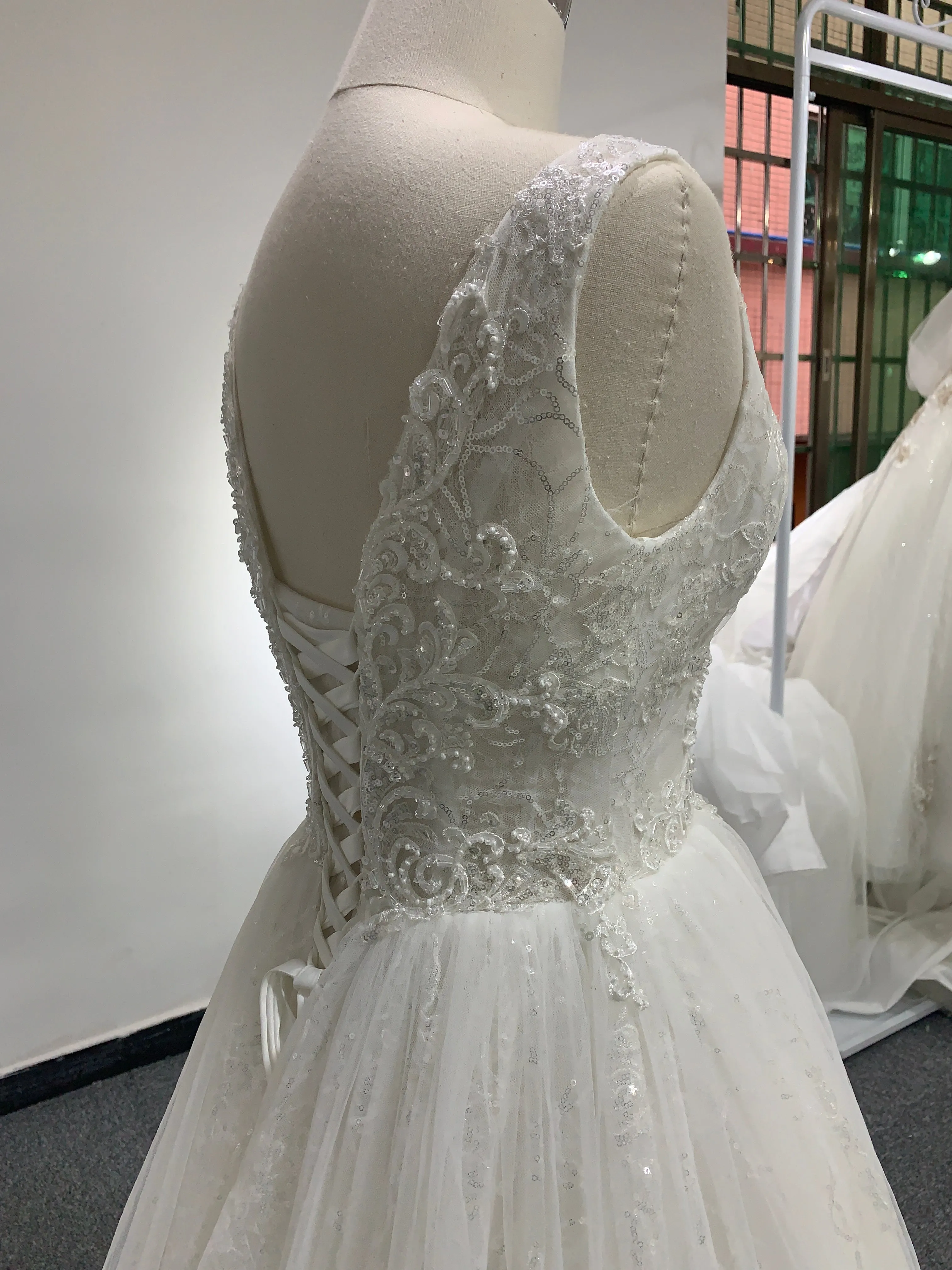 BYG stunning beautiful A line wedding dress