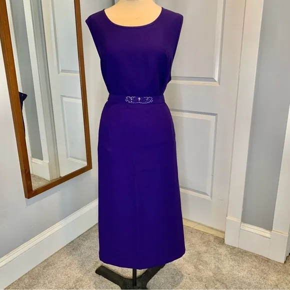 Carissmo Beaded Embroidered 3 piece formal Purple skirt suit