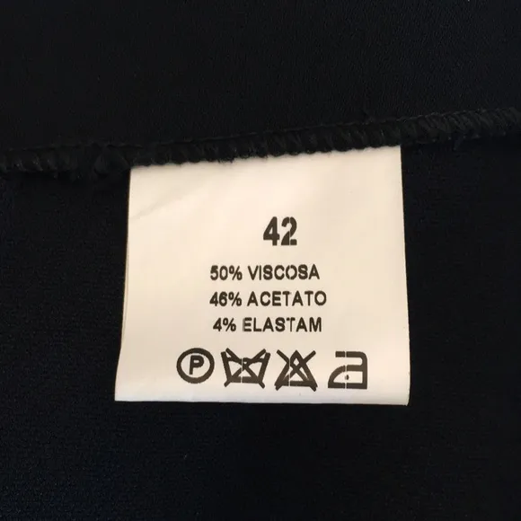 Carla G classic black skirt