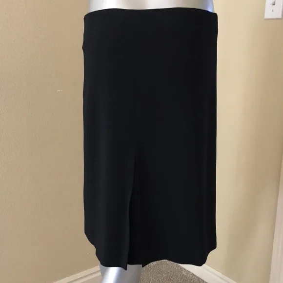 Carla G classic black skirt