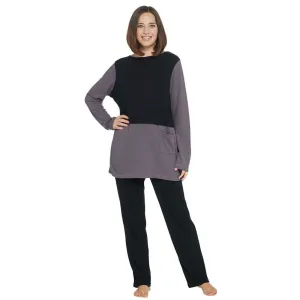 Carole Hochman Women's Extra Brushed Interlock Tunic & Slim Pants Set