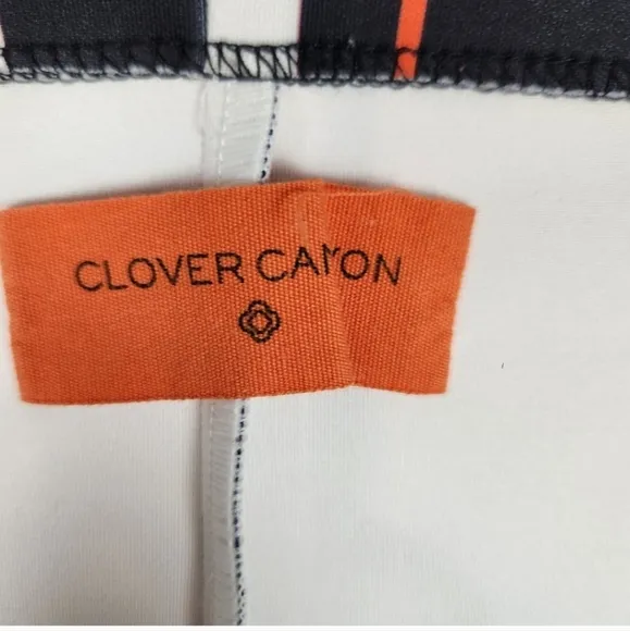 Clover Canyon Scuba Pull On Pencil Skirt in Library Stripe Size Small EUC #0121