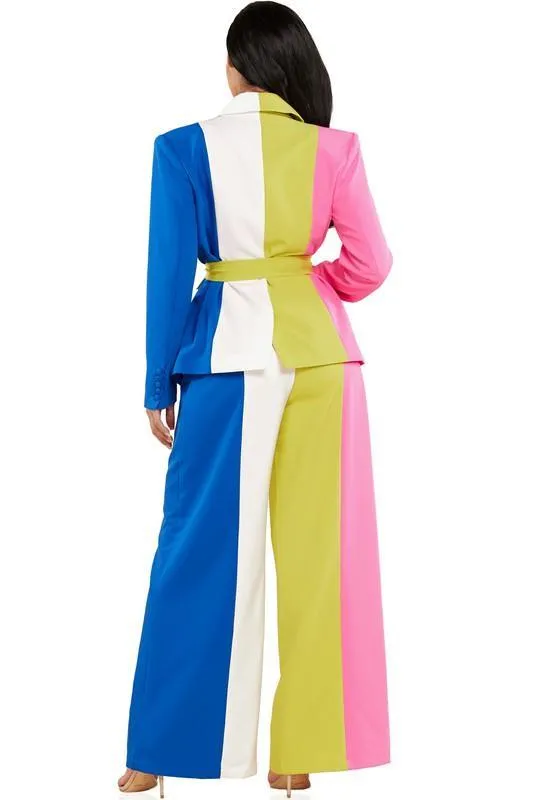COLORBLOCK 2PC SUIT